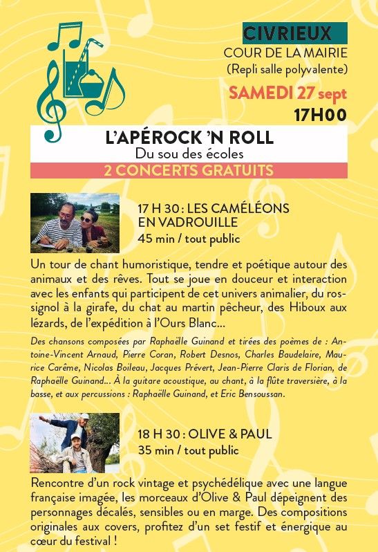 09 27 APEROCK N ROLL CIVRIEUX 17h00